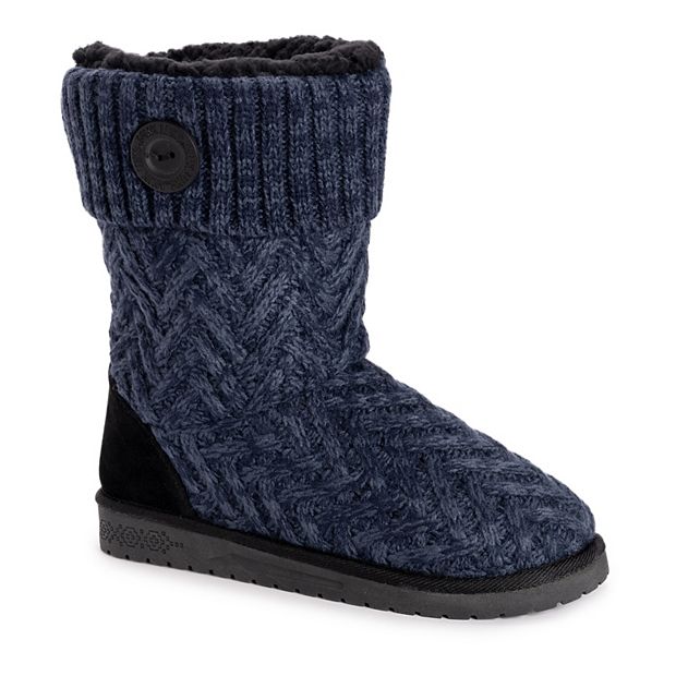 Muk Luks Women's Bootie Slippers, Blue, Small/Medium : : Clothing,  Shoes & Accessories