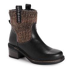 Stepping into MUK LUKS Tatum boots will keep your feet warm and