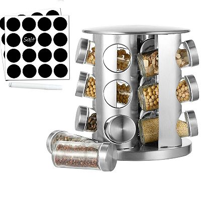 Rotating countertop spice rack hotsell