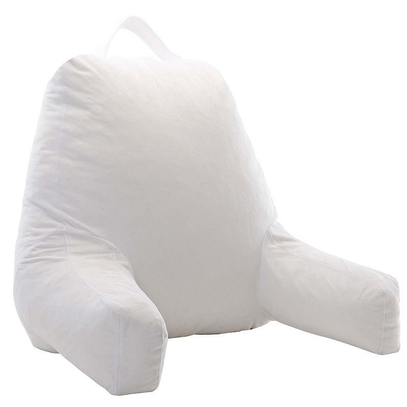 Cheer Collection Round Donut Pillow - White