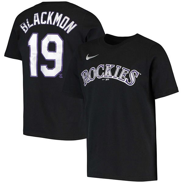 Lids Charlie Blackmon Colorado Rockies Nike Name & Number T-Shirt - Black