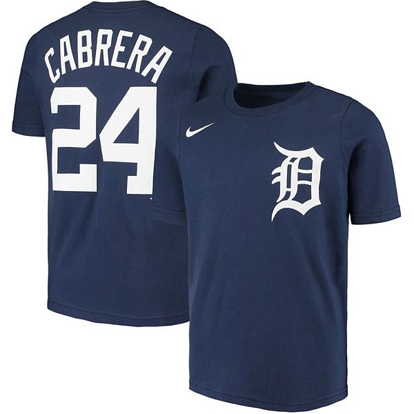 Nike, Shirts & Tops, Detroittigers Miguel Cabrera Youth White Home Jersey  Xl 82 Nike Mlb