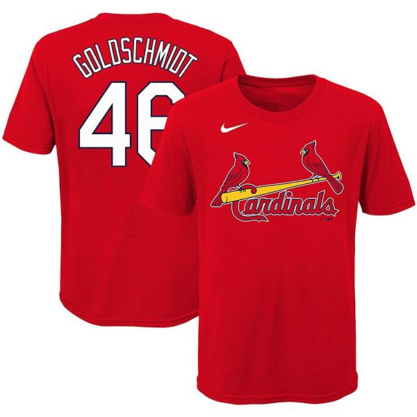 Preschool Nike Paul Goldschmidt Red St. Louis Cardinals Player Name &  Number T-Shirt