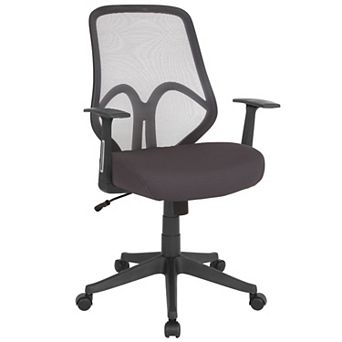 Emma and Oliver High Back Green Mesh Office Chair with Arms