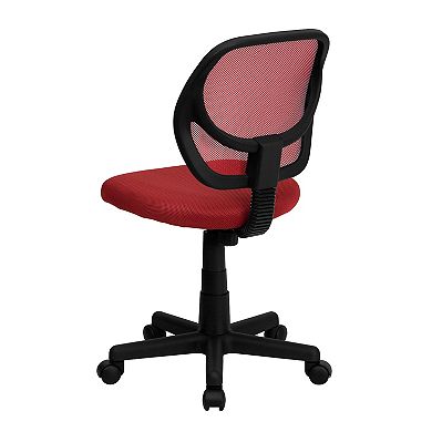 Emma and Oliver Green Mesh Swivel Task Office Chair