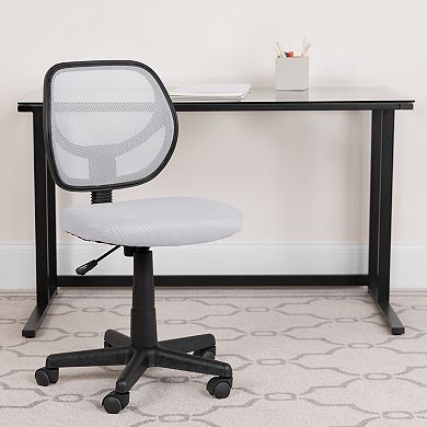 Emma and Oliver Green Mesh Swivel Task Office Chair