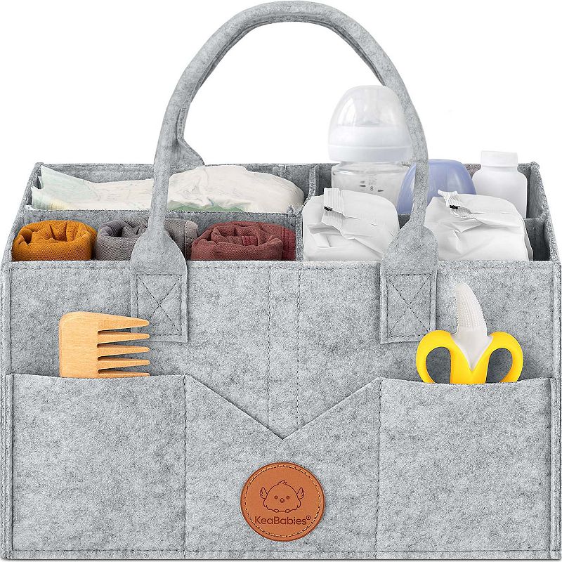 L.A. Baby Universal Playard Nursery Organizer Caddy - Gray