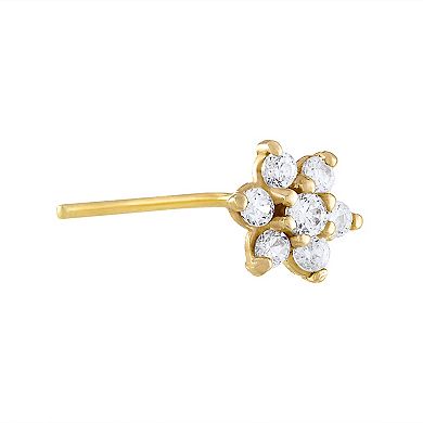 Amella Jewels 10k Gold Flower Nose Ring