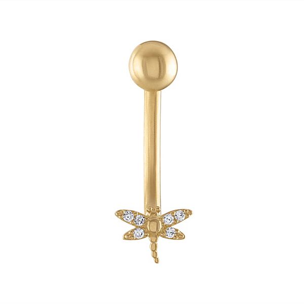 Dragonfly hot sale belly ring