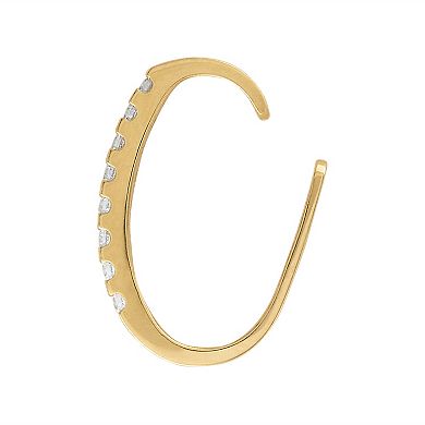 Amella Jewels 14k Gold Cubic Zirconia Ear Wrap