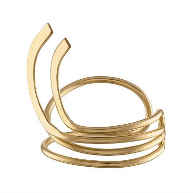 Amella Jewels 10k Gold Open Line Ear Cuff