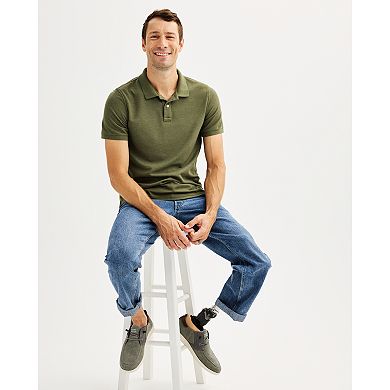 Men's Adaptive Sonoma Goods For Life® Easy Dressing Pique Polo