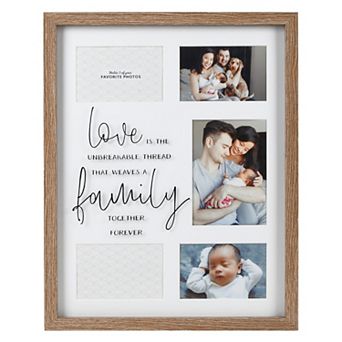 New View Gifts & Accessories 5-Opening "Family Blessing" Shadowbox Photo Frame