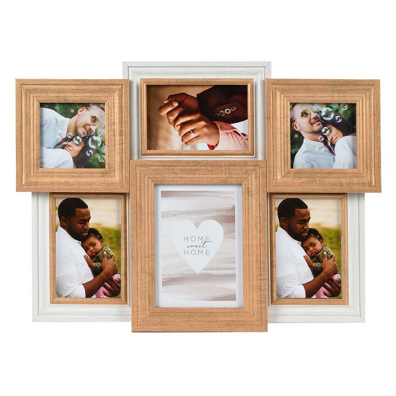 New View Gifts & Accessories 6-Opening Multi-Sized Photo Collage Frame, Mul