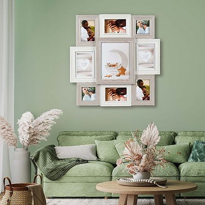 New View Gifts & Accessories 9-Opening Two-Toned Multi-Sized Photo