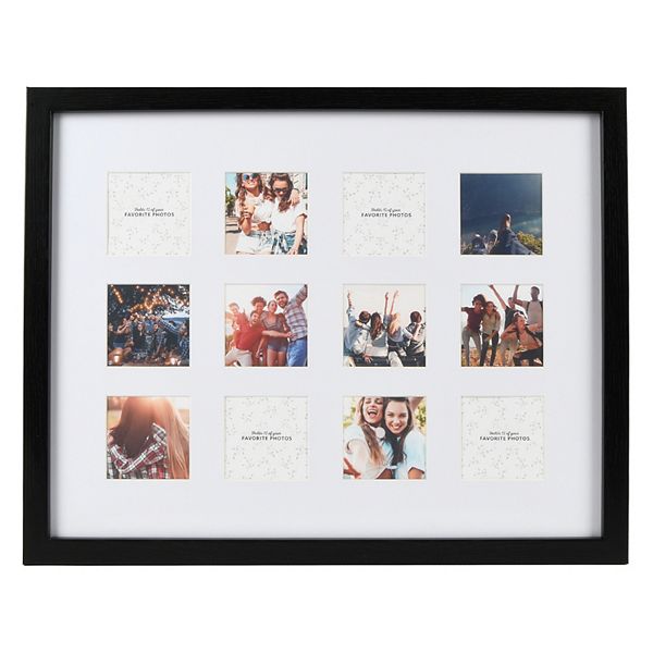 New View Gifts & Accessories 12-Opening Matted Photo Collage Frame