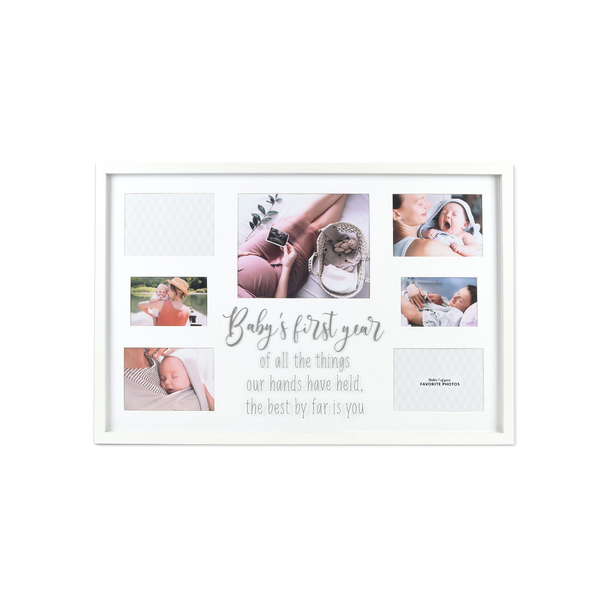 New View Gifts & Accessories 7-Opening Babys First Year Wall Hanging 