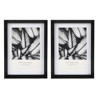 New View Gifts & Accessories Metal 2 pc Matted 4" x 6" Frame Set