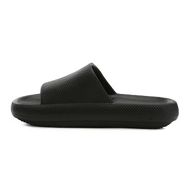 London Rag Women's Dumba Diamante Pool Slide Sandals