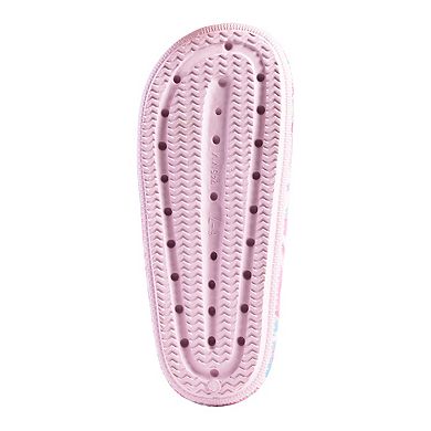 London Rag Women's Whirl Marbling Dip-Dyde Slide Sandals