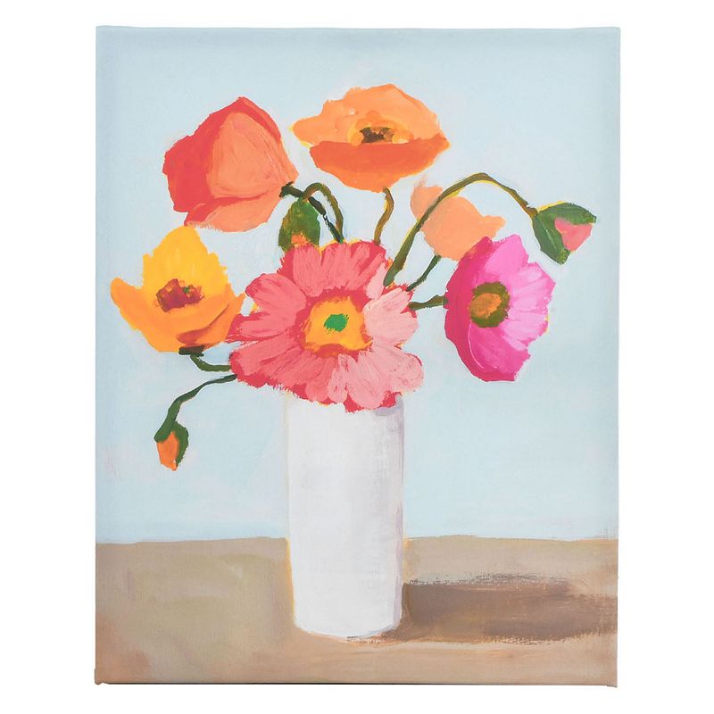 New View Gifts & Accessories Painted Vase Wall Art, Multicolor