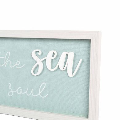 New View Gifts & Accessories "Sound Of The Sea" Rev Box Wall Decor