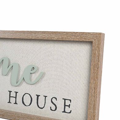 New View Gifts & Accessories "Welcome To Our Beach House" Rev Box Wall Decor