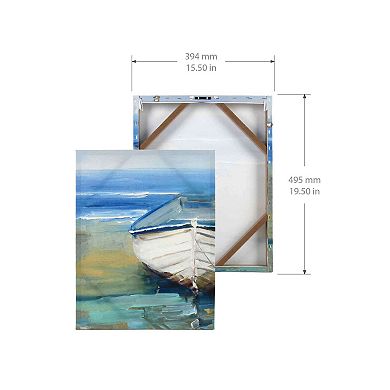 New View Gifts & Accessories Unembellished Boat Canvas Wall Art