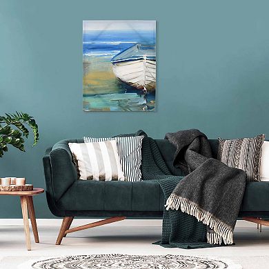New View Gifts & Accessories Unembellished Boat Canvas Wall Art