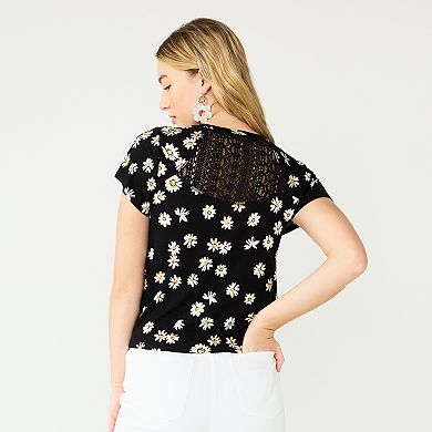 Juniors' SO® Twist Front Tee