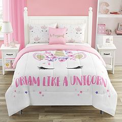 Full size shop unicorn comforter set