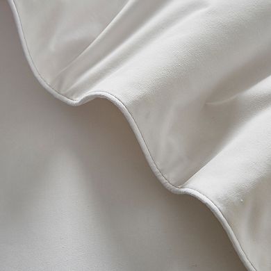 Farm To Home Organic Blended Cotton Cover White Down and Feather Comforter