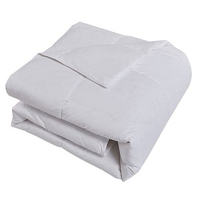 Farm To Home Organic Blended Cotton Cover White Down and Feather Comforter