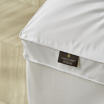 Farm To Home Cotton Down Alternative Mattress Topper