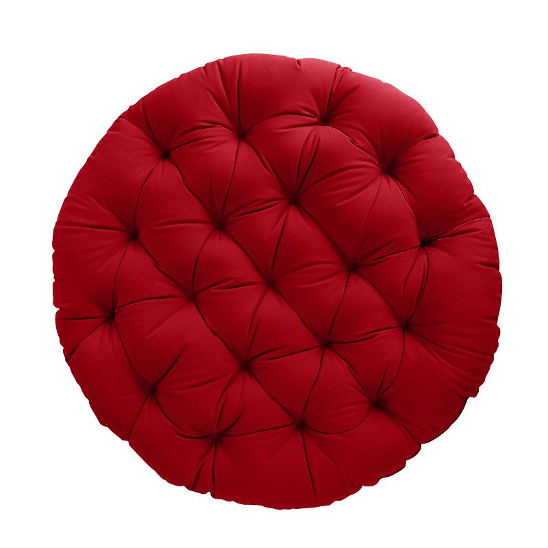 Mozaic Home Round Papasan Cushion, Red, CHAIR CUSH