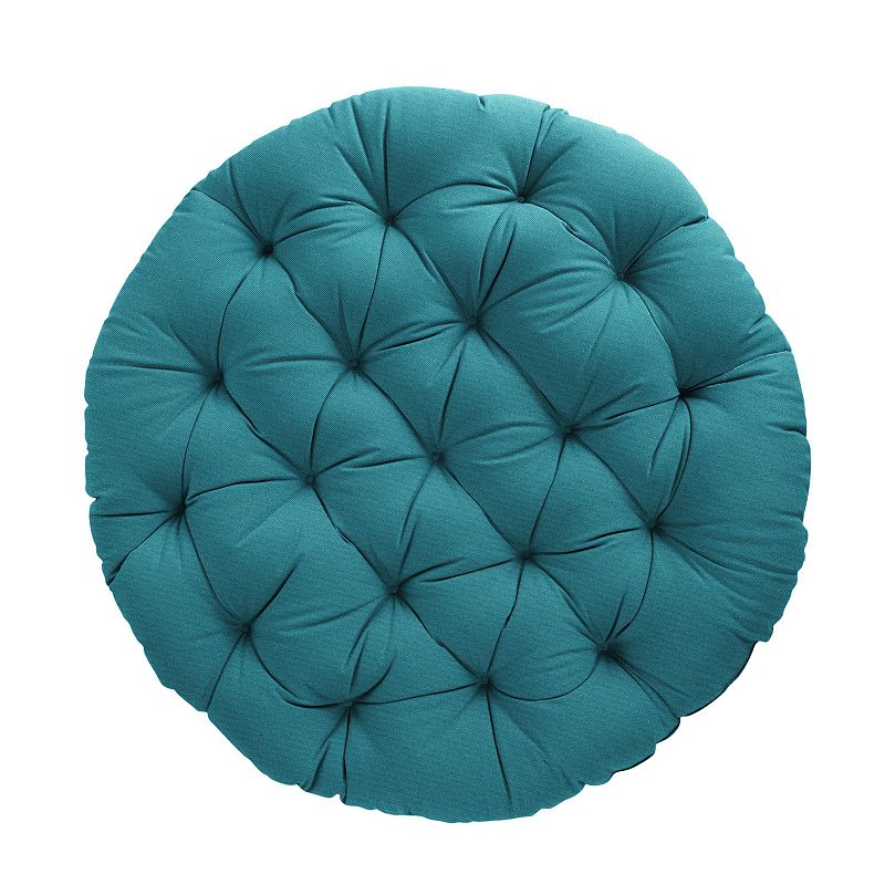 Mozaic Home Round Papasan Cushion, Blue, CHAIR CUSH