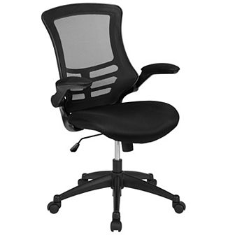 Emma and Oliver Mid-Back Mesh Swivel Ergonomic Task Office Chair with Flip-Up Arms