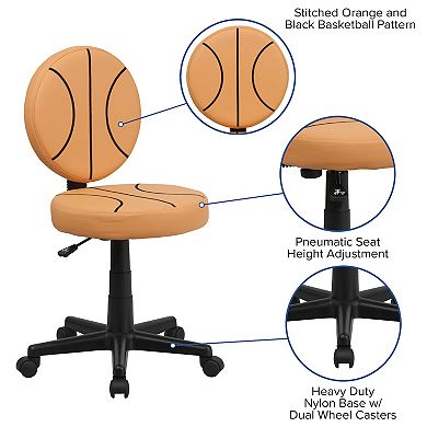 Emma and Oliver Basketball Swivel Task Office Chair