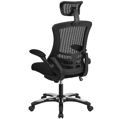 Emma and Oliver High Back Mesh Executive Office and Desk Chair with Adjustable Headrest