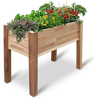 Jumbl Raised Garden Bed, Elevated Herb Planter for Growing Fresh Flower & More