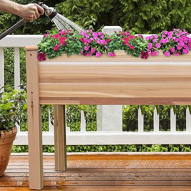 Jumbl Raised Garden Bed, Elevated Herb Planter for Growing Fresh Flower & More