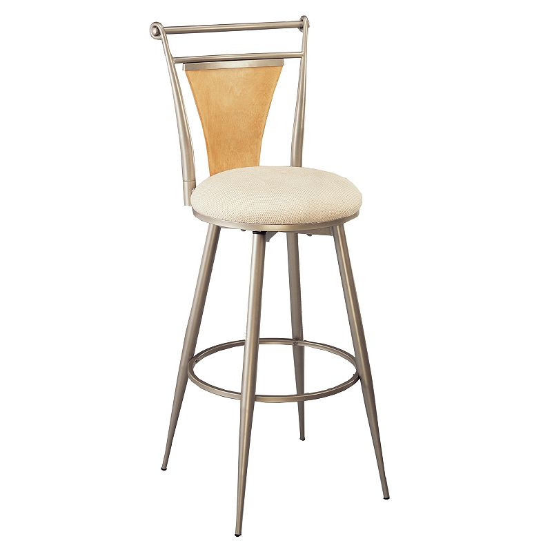 London Swivel Bar Stool, Grey