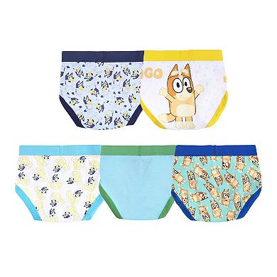 Boys 4-8 Bluey 5-Pack Cotton Briefs
