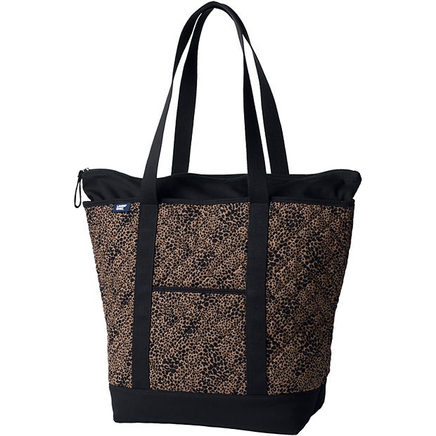 Lands end large online tote bag