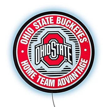 Ohio State Buckeyes Home Team Advantage LED Wall Décor