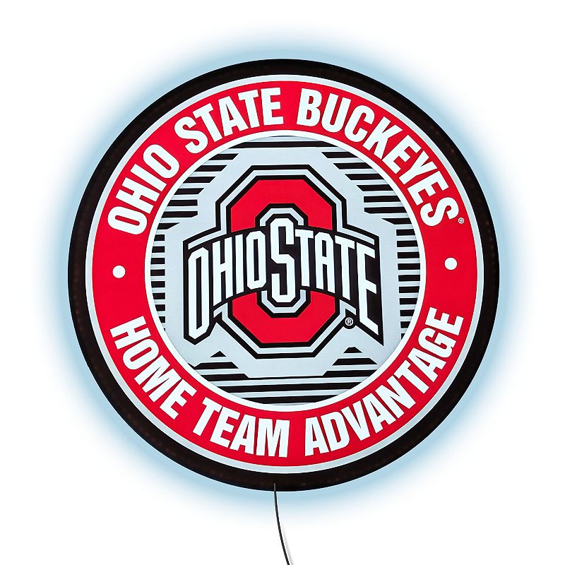 Ohio State Buckeyes Home Team Advantage LED Wall Décor, Red