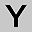 Silver Tone Y