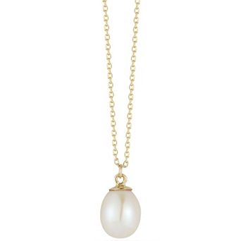 LUMINOR GOLD 14k Gold Freshwater Pearl Necklace