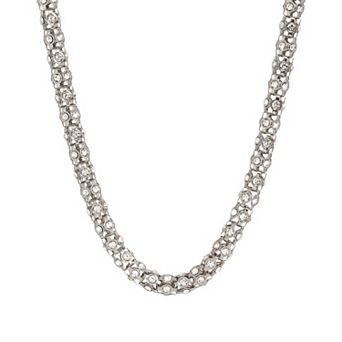 1928 Simulated Crystal Stone Necklace