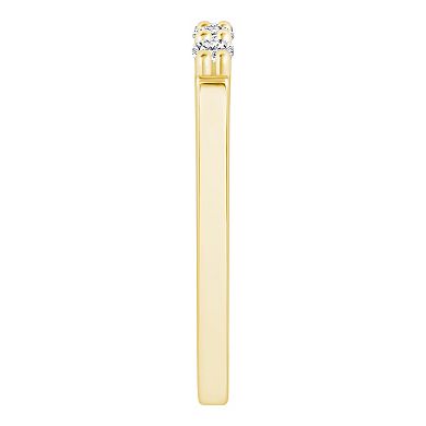 Alyson Layne 14k Gold 1/4 Carat T.W. Diamond 5-Stone Wedding Band